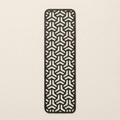 Modern Geometric Illusion Bookmark | Matte Black